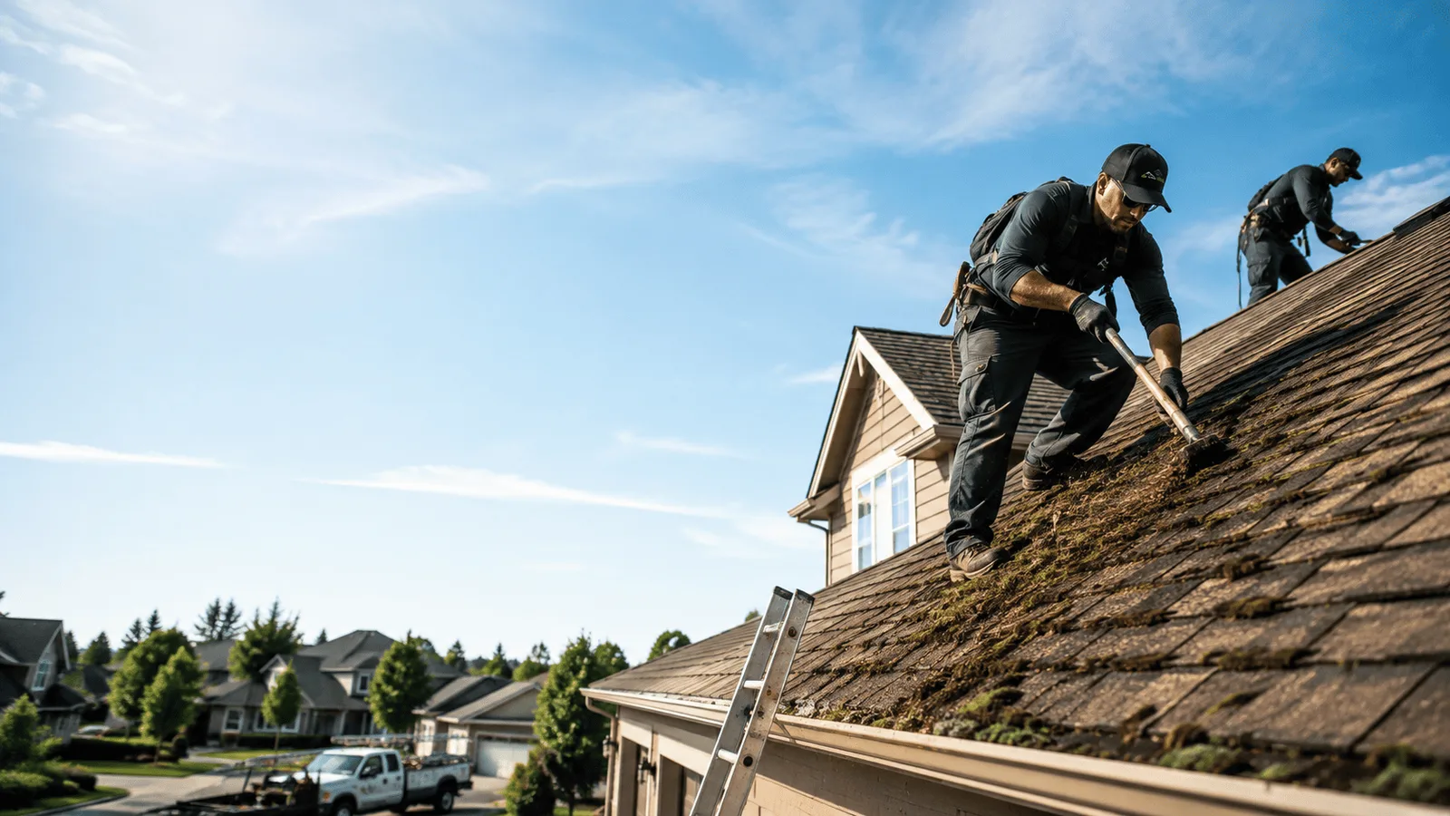 Roof Moss Removal in Ayer, MA near me